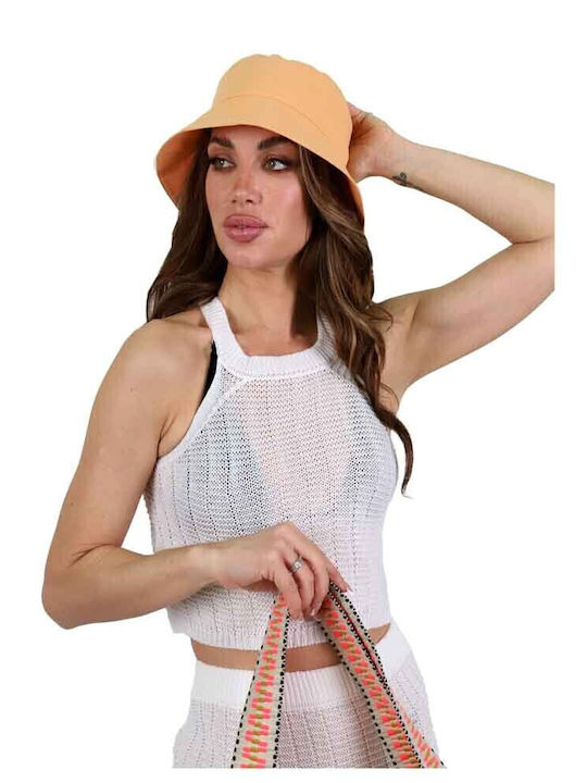 Aquablue Fabric Hat Bucket Orange