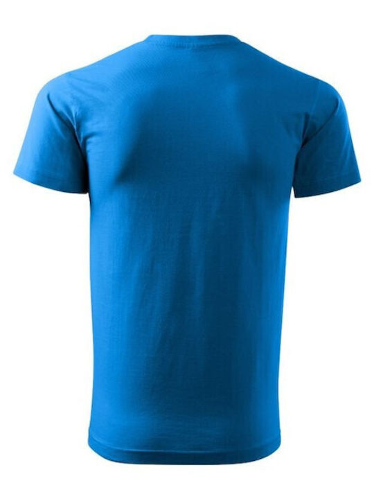 Malfini Basic Werbe-T-Shirt in Blau Farbe