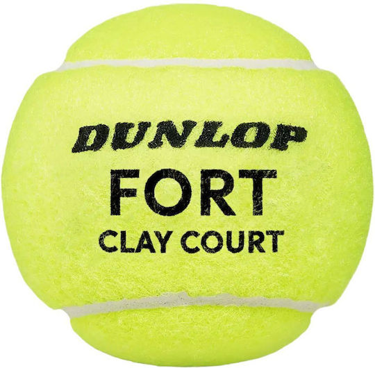 Dunlop Fort Clay Court Tennis Balls X 4 4 Ball Can