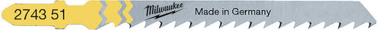 Milwaukee T101d Jig Saw Blade for Wood 75mm 5pcs 3921047