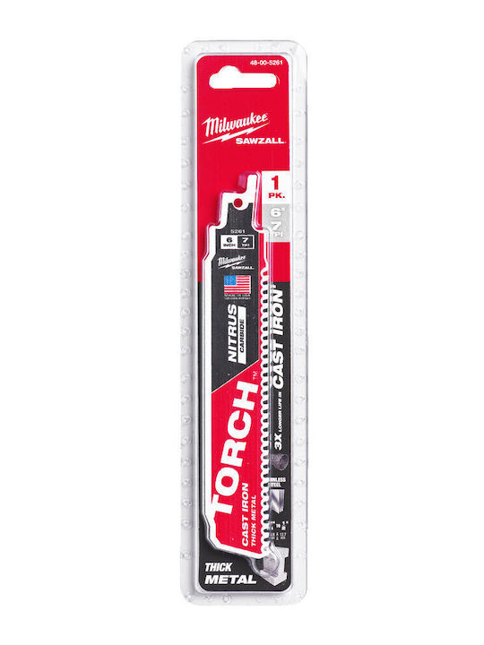 Milwaukee Torch Nitrus Lama pentru metal 150mm