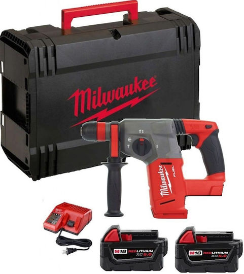 Milwaukee FHX-552X Ciocan Rotopercutor Excavatore Cu Baterie Fără Perii 18 Volți 2x5.5Ah Cu Priză SDS Plus