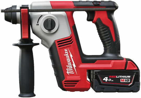 Milwaukee M18 BH-402C Κρουστικό Σκαπτικό Πιστολέτο Μπαταρίας 18V 2x4Ah με Υποδοχή SDS Plus 4933443330