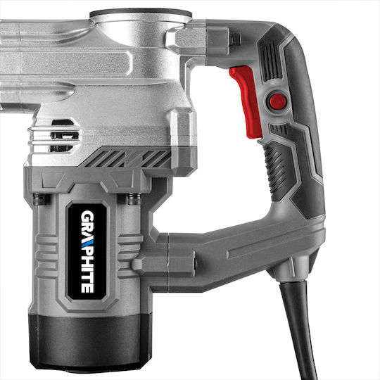 Graphite Impact Demolition Hammer Electric 1300W with Chuck SDS Max 58G877