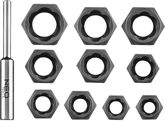 Neo Tools Set Puller Tools for Screws 11 Pieces