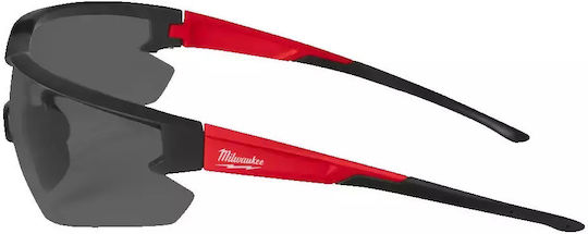 Milwaukee Safety Glasses for Protection with Black Lenses Tinted 1pcs