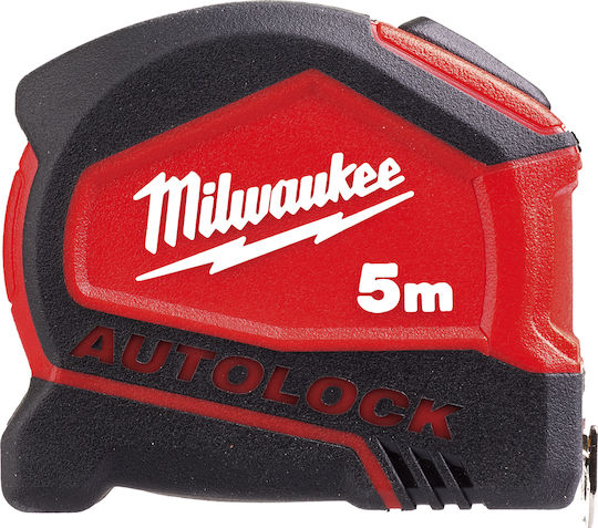 Milwaukee Autolock Μετροταινία με Αυτόματη Επαναφορά 25mm x 5m