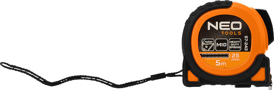 Neo Tools Banda de măsurat cu magnet 25mm x 5m
