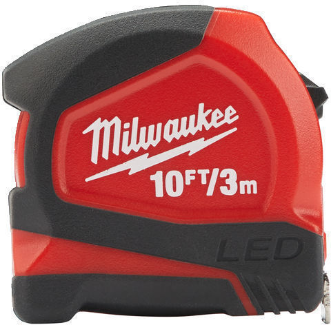 Milwaukee Tape Measure with Auto-Rewind 3m