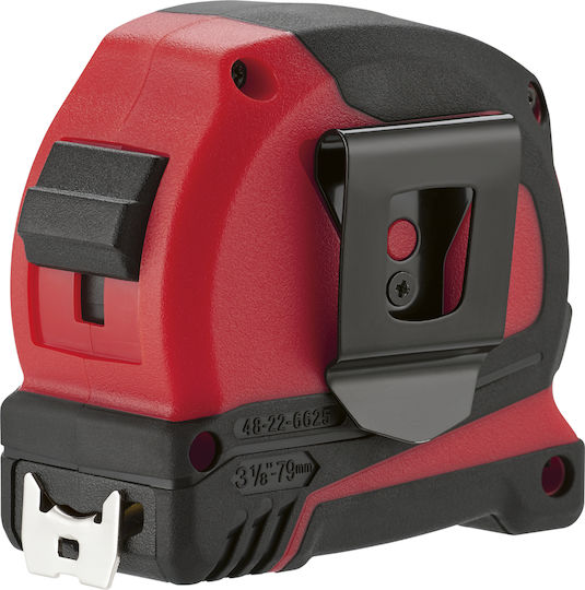 Milwaukee C8/25 Tape Measure with Auto-Rewind and Magnet 25mm x 8m