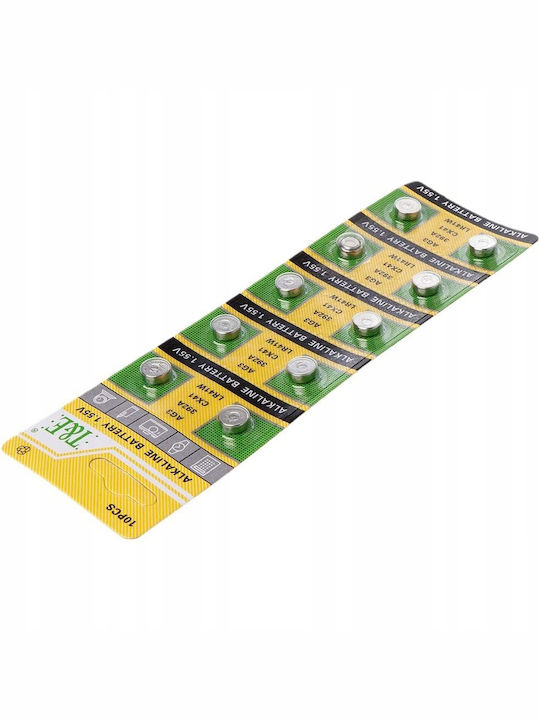 Alkaline Battery Ag3 Lr41 10pcs