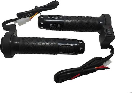 Heated Motorcycle Handlebars in Black color