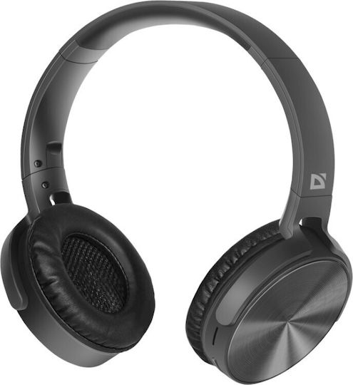 Defender Безжични Bluetooth On Ear Слушалки с Радио с 5 часа Работа Черни