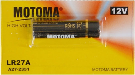 Motoma Αλκαλική Μπαταρία A27 12V 1τμχ