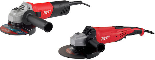 Milwaukee AG 22-230 DMS & AG 800-125 E Tool Set Power with Case