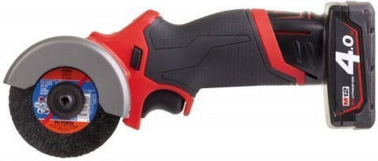 Milwaukee M12 FCOT-422X Winkelschleifer Mini 76mm Batterie 2x4Ah