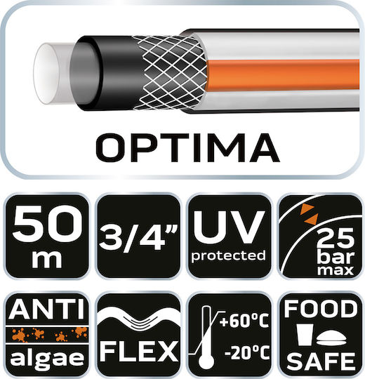 Neo Tools Hose Watering Optima 3/4" 50m