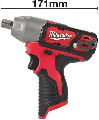Milwaukee M12 BIW12-202C Безчетков Ударен гайковерт 2x2Ах с Приемник 1/2"