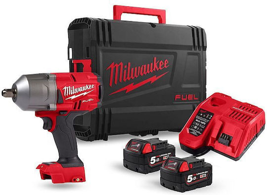 Milwaukee M18 FHIWP12-502X Schlagschrauber Akku 18V 2x5Ah mit Aufnahme 1/2"