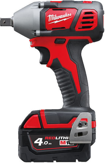 Milwaukee M18 BIW12-402C Μπουλονόκλειδο Μπαταρίας 18V 2x4Ah με Υποδοχή 1/2"