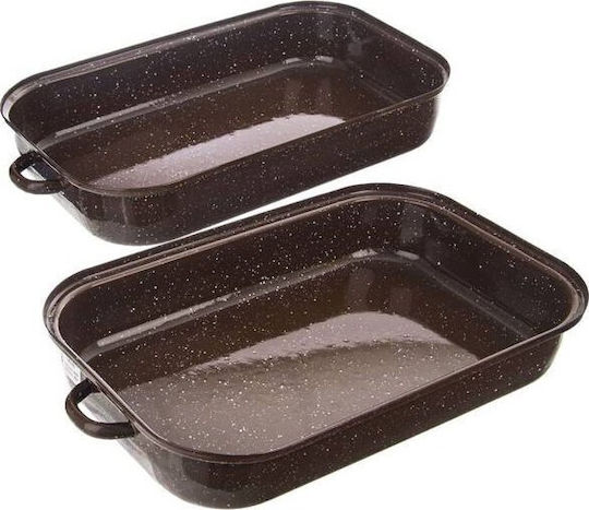 Orion Rectangular Heat-Resistant Cookware Ceramic with Lid 34.5cm