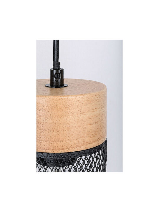 Rabalux Callum Pendant Light Black with Socket E27 95x9.5cm