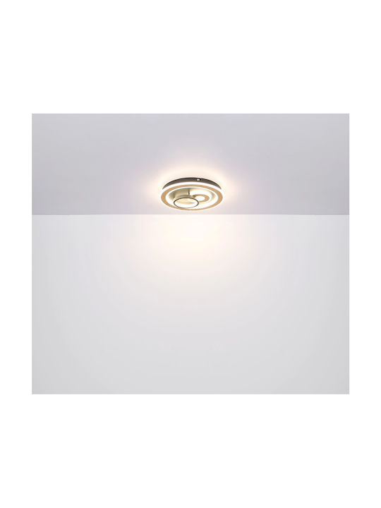 Globo Lighting Chessy Plafonieră de Tavan 40buc Neagră cu LED Integrat și Telecomandă