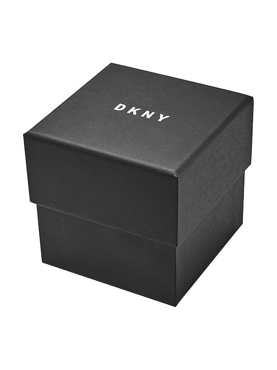 DKNY Essential Glitz Damen Uhr mit Silber Metallarmband