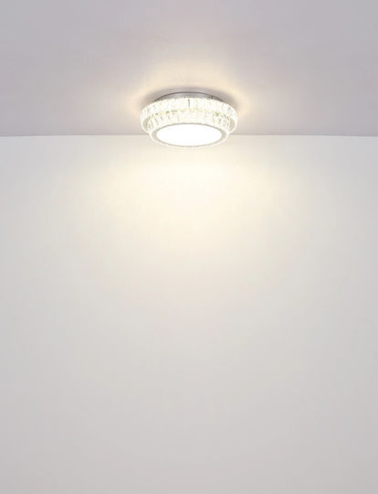 Globo Lighting Таванно осветление Прозрачна с Вграден LED и Дистанционно Управление