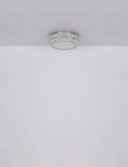 Globo Lighting Plafonieră de Tavan Transparentă cu LED Integrat și Telecomandă