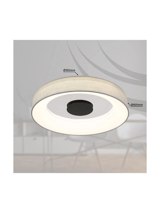 Globo Lighting Smart Ceiling Mount Light White with Integrated LED and Remote Control