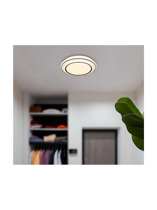 Globo Lighting Deckenleuchte Weiß mit Integrierter LED