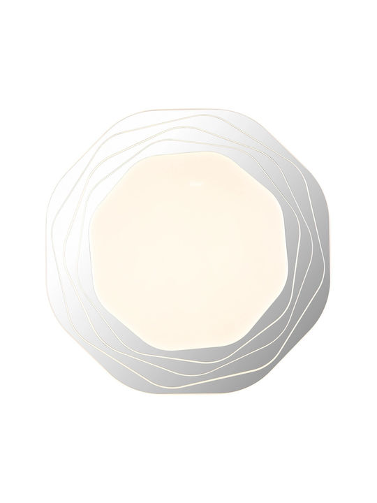 Globo Lighting Πλαφονιέρα Οροφής Λευκή με Ενσωματωμένο LED