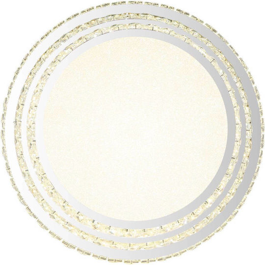 Globo Lighting Deckenleuchte Transparent mit Integrierter LED und Fernbedienung