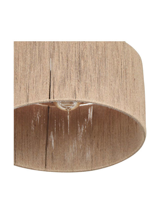 Trio Lighting Πλαφονιέρα Οροφής 30εκ. Μπεζ με Ντουί E27