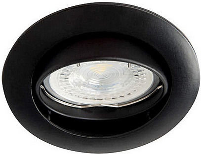 Kanlux Ceiling Mount Light 8.2cm Black with Integrated LED