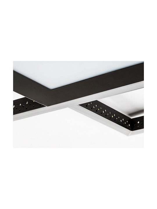 Rabalux Casimir Ceiling Mount Light 57cm Black with Integrated LED