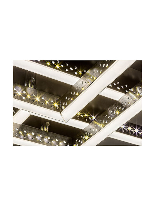 Rabalux Casimir Ceiling Mount Light 71cm Black with Integrated LED