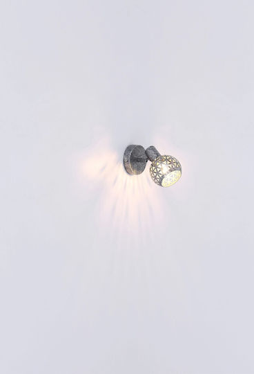 Globo Lighting Lela Σποτ με 4 Φώτα και με Ντουί E14 σε Γκρι Χρώμα Globo Lighting Lela Σποτ με 4 Φώτα και με Ντουί E14 σε Γκρι Χρώμα