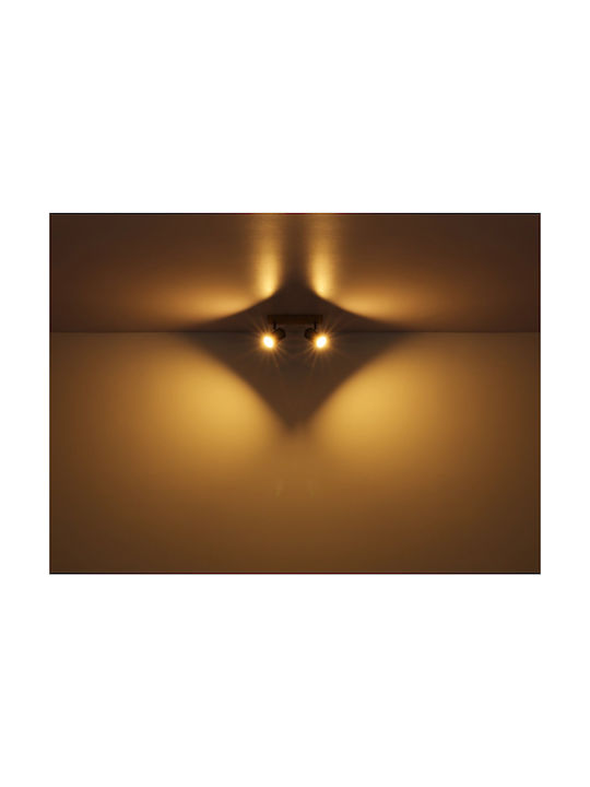 Globo Lighting Single Spot with Socket GU10 in Black Color