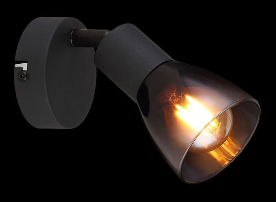 Globo Lighting Einzel Spot mit Fassung E14 in Schwarz Farbe