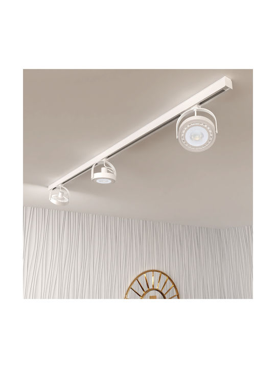 Eko Light Lugar Triple Spot with Socket AR111 in White Color