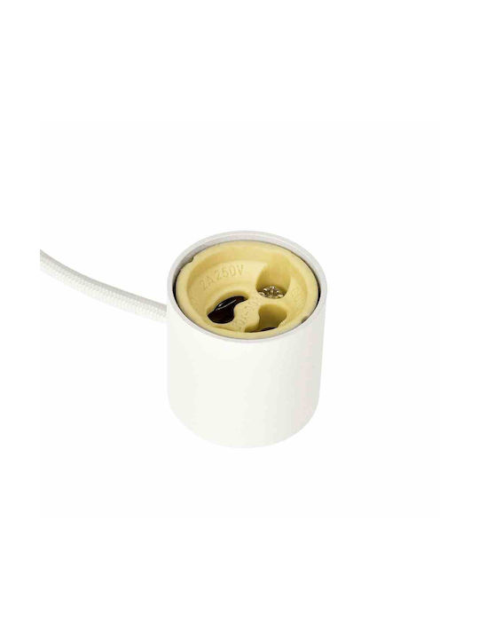 Eko Light Lugar Single Spot with Socket GU10 in White Color