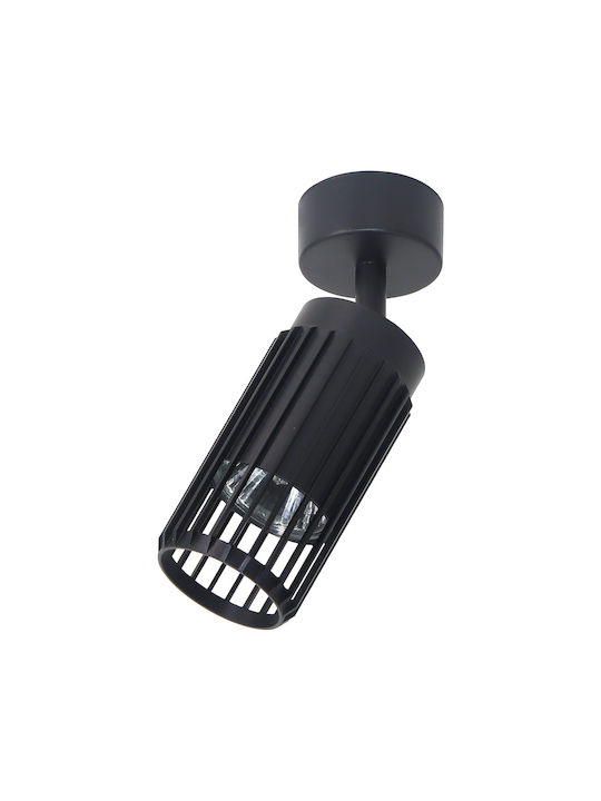 Eko Light Single Spot with Socket GU10 in Black Color