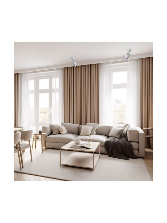 Eko Light Single Spot with Socket GU10 in White Color
