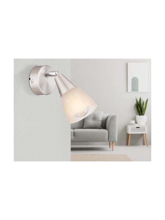 Globo Lighting Φωτιστικό Τοίχου Ασημί 7x13.5εκ. Globo Lighting Φωτιστικό Τοίχου Ασημί 7x13.5εκ.
