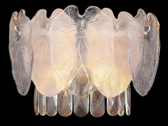Globo Lighting Lamp Wall with Socket E14 Transparent 31.5x20.8cm