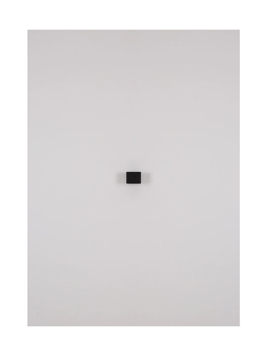 Globo Lighting Φωτιστικό Τοίχου και Διακόπτη Μαύρο 10.1x8εκ.