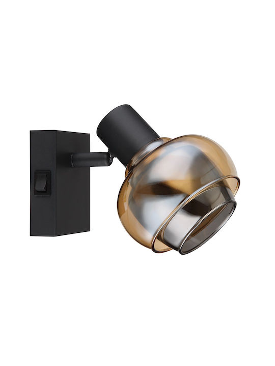 Globo Lighting Leuchte Wand Schwarz 10.5x12.5cm