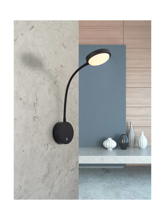 Globo Lighting Lamp Wall Black 10x45cm
